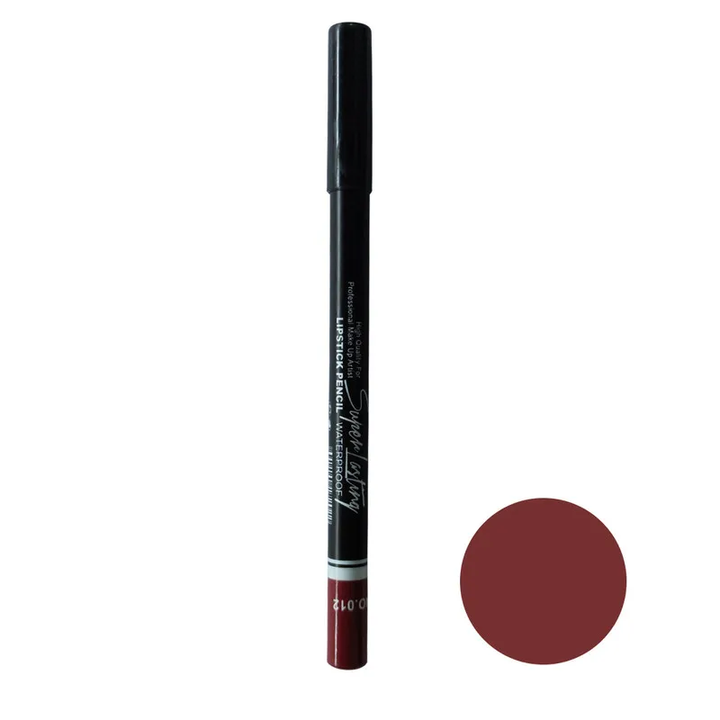 مداد لب سوپر لستینگ مدل waterproof شماره 12 - تصویر 2