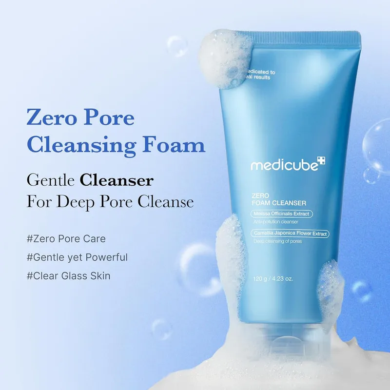 فوم شستوشوی صورت مدیکیوب مدل Zero مناسب برای انواع پوست حجم 120 میلیلیتر - تصویر 2
