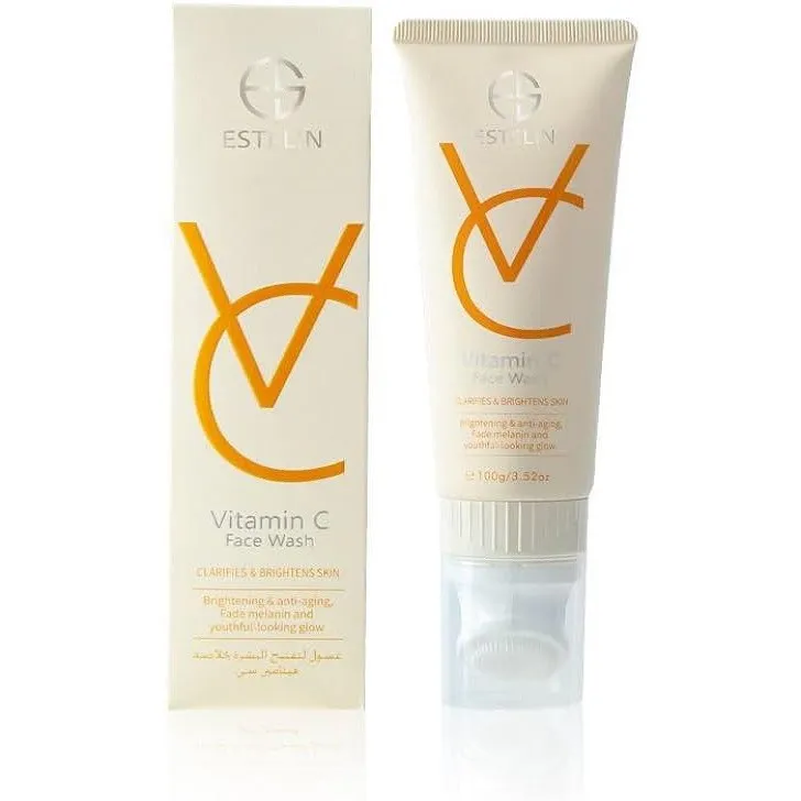 فوم شستوشوی صورت استیلن مدل vitamin c مناسب برای انواع پوست حجم 100 میلیلیتر