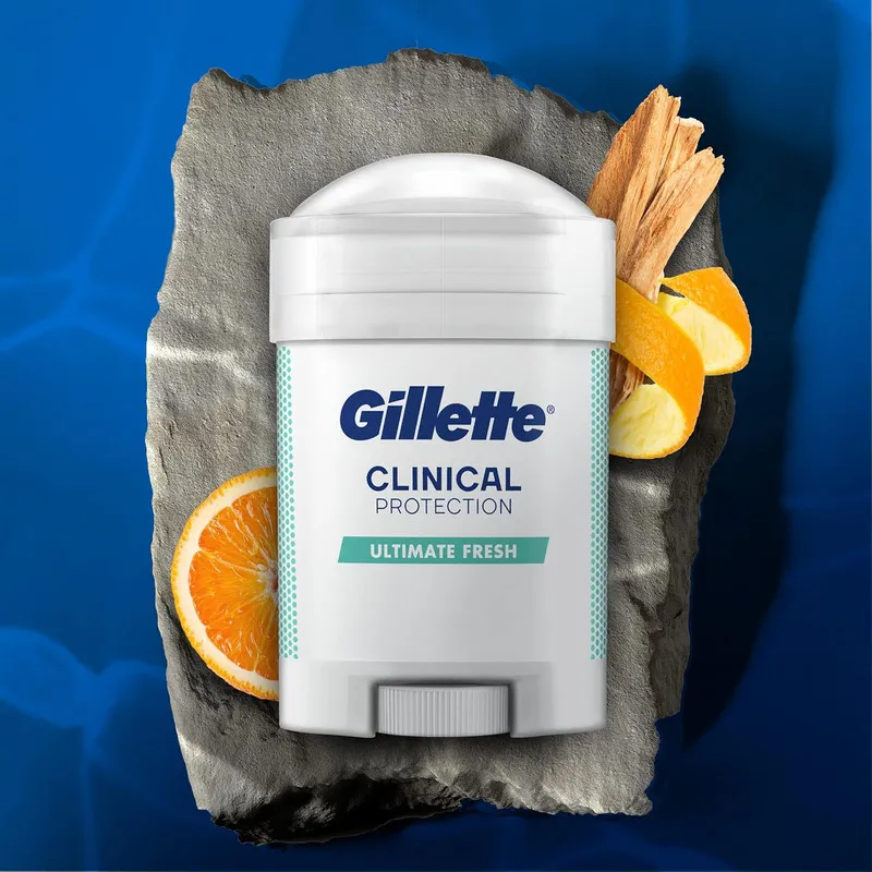استیک دئودورانت مردانه ژیلت مدل CLINICAL ULTIMATE FRESH حجم 48 گرم - تصویر 5