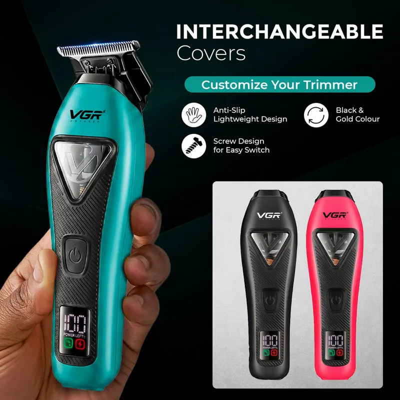 ماشین اصلاح موی سر و صورت شارژی وی جی ار مدل V-035T - تصویر 6