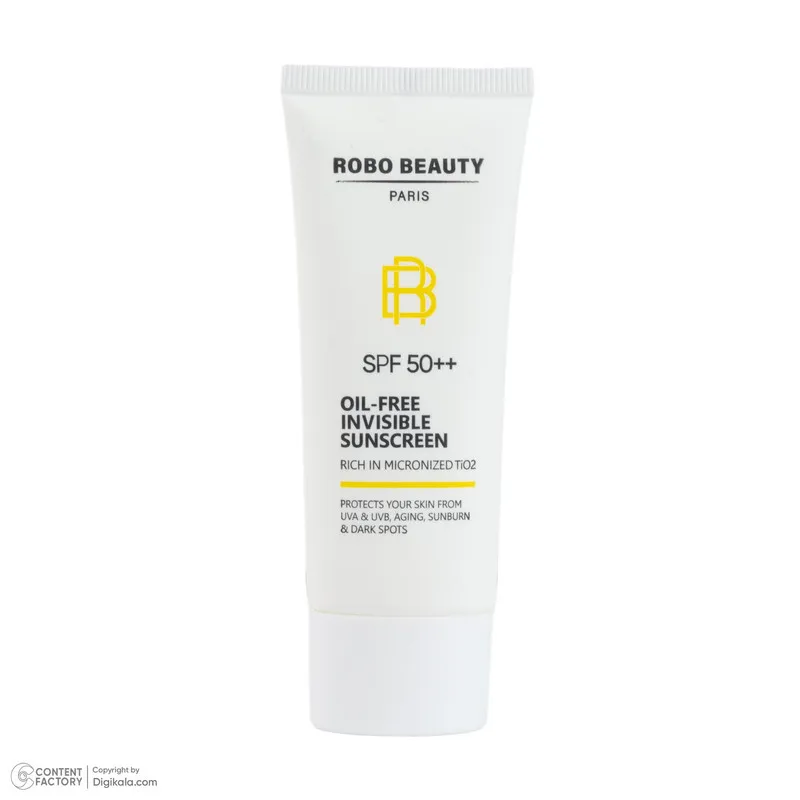 کرم ضد آفتاب بی‌رنگ صورت روبو بیوتی SPF 50 مدل Niacinamide محافظ UVA،UVB مناسب برای انواع پوست حجم 40 میلی لیتر - تصویر 6