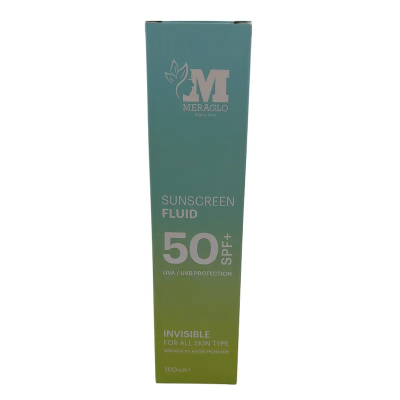 فلوئید ضد آفتاب بدون رنگ صورت مراگلو SPF 50 مدل 01 محافظ در برابر اشعه UVB و UVA مناسب برای انواع پوست حجم 100 میلیلیتر - تصویر 2