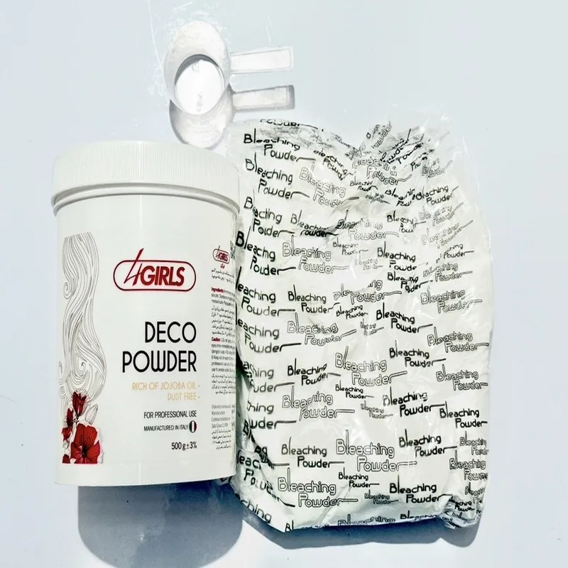 پودر دکلره 4گرلز مدل JOJOBA وزن 500 گرم رنگ سفید - تصویر 2