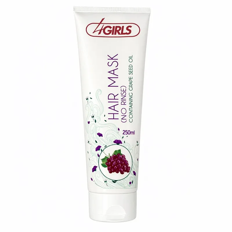ماسک مو ترمیم کننده و آبرسان 4گرلز مدل No Rinse مناسب برای موی خشک، آسیب دیده حجم 250 میلی لیتر