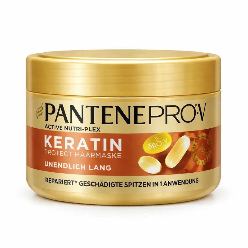 ماسک مو تقویت کننده پنتن مدل Keratin Protect Haarmaske مناسب برای انواع مو حجم 300 میلی لیتر - تصویر 2