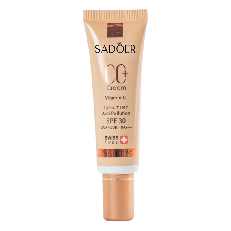 کرم پودر CC سادور SPF 30 مدل Anti Spot ، شماره 02 مناسب انواع پوست حجم 30 میلیلیتر - تصویر 2