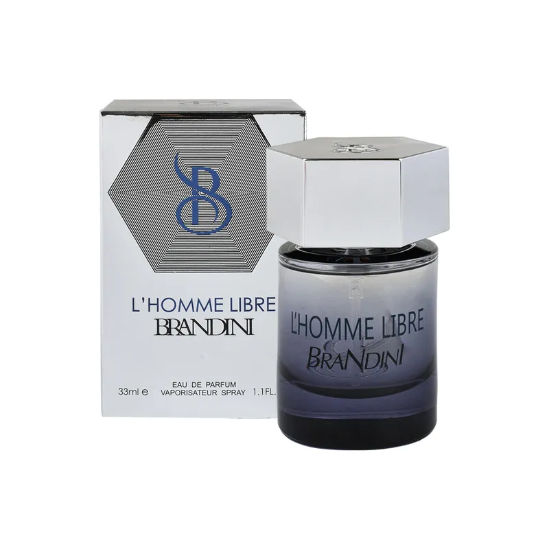 عطر جیبی مردانه برندینی مدل L HOMME LIBRE با رایحه معتدل و تلخ حجم 33 میلیلیتر