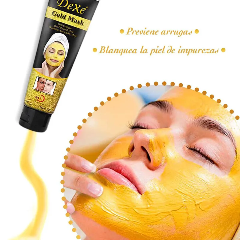 ماسک صورت دکسی مدل Gold مناسب برای انواع پوست حجم 120 میلی لیتر - تصویر 4