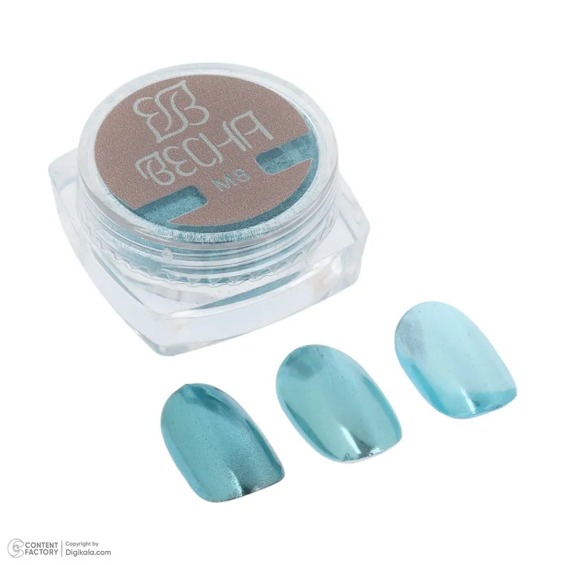 پودر کروم ناخن بچا مدل Metallic Mirror بسته 9 عددی - تصویر 2