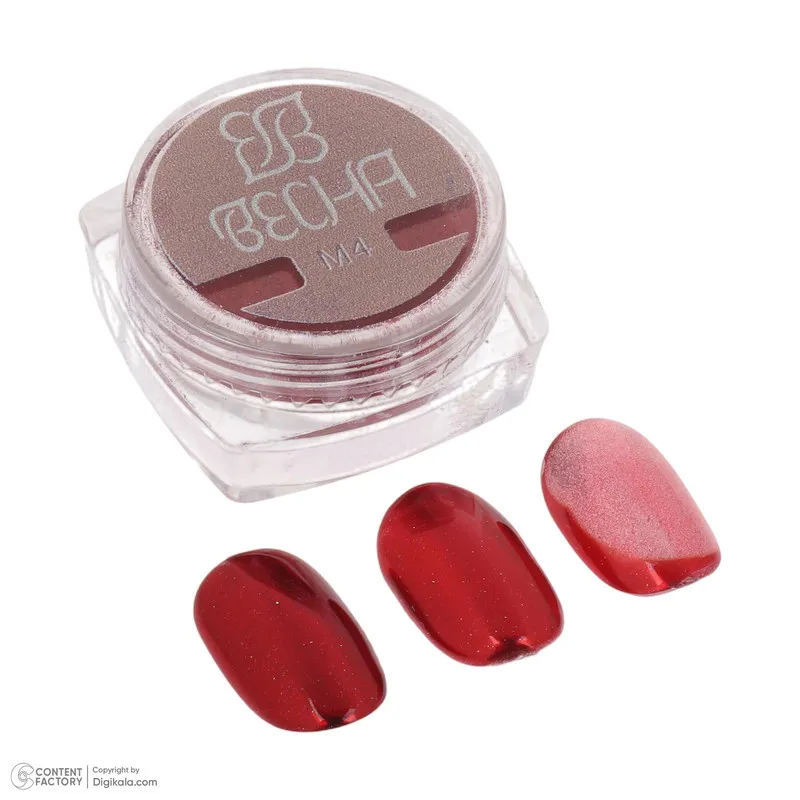 پودر کروم ناخن بچا مدل Metallic Mirror بسته 9 عددی - تصویر 3