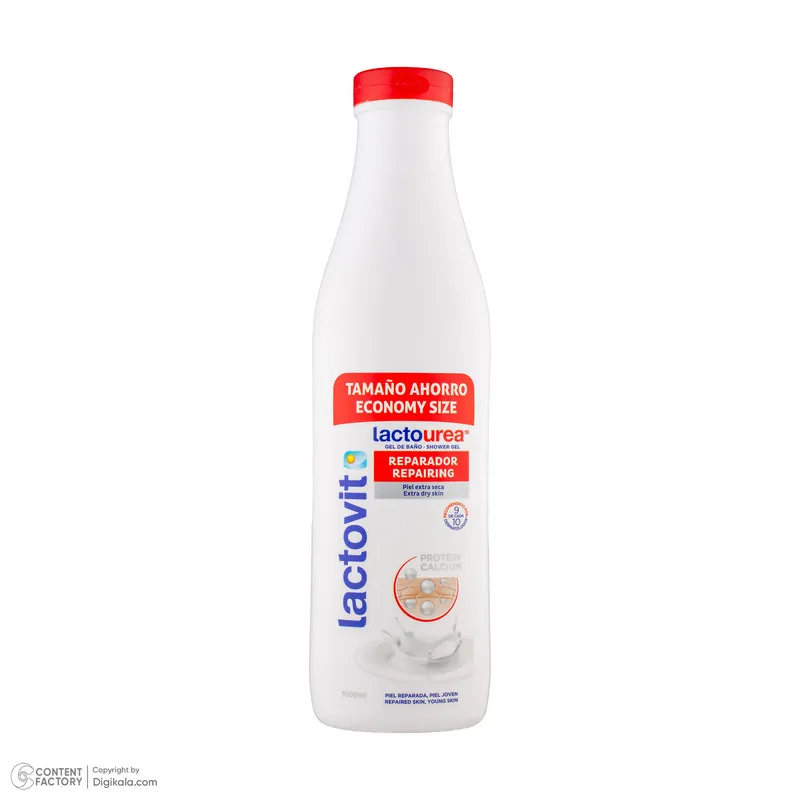 ژل شستشو بدن لاکتویت مدل Lactourea با رایحه گل مناسب برای پوست خشک و حساس حجم 1000 میلی لیتر - تصویر 2