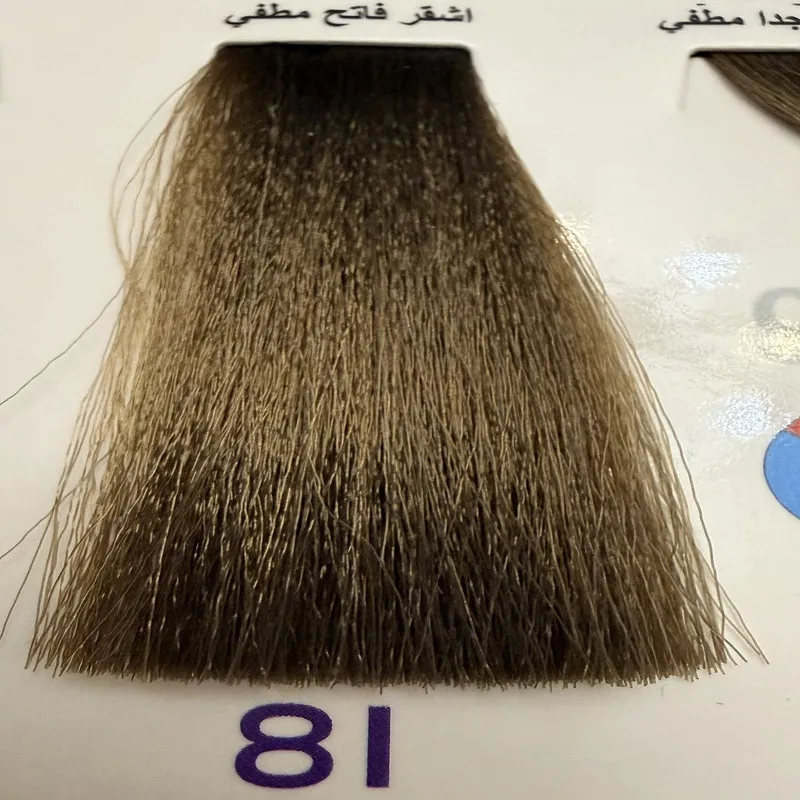 رنگ مو گلازت شماره 8I حجم 100 میلیلیتر رنگ بلوند روشن عسلی طلایی گرم - تصویر 2