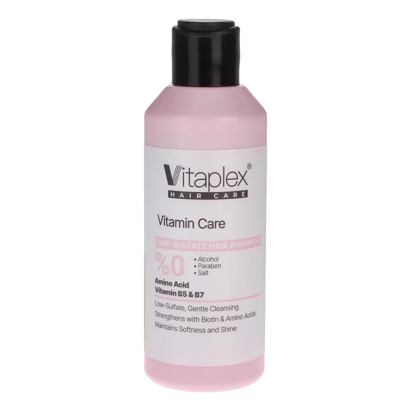شامپو تقویت کننده مو ویتاپلکس مدل VITAMIN CARE مناسب برای انواع مو حجم 200 میلی لیتر