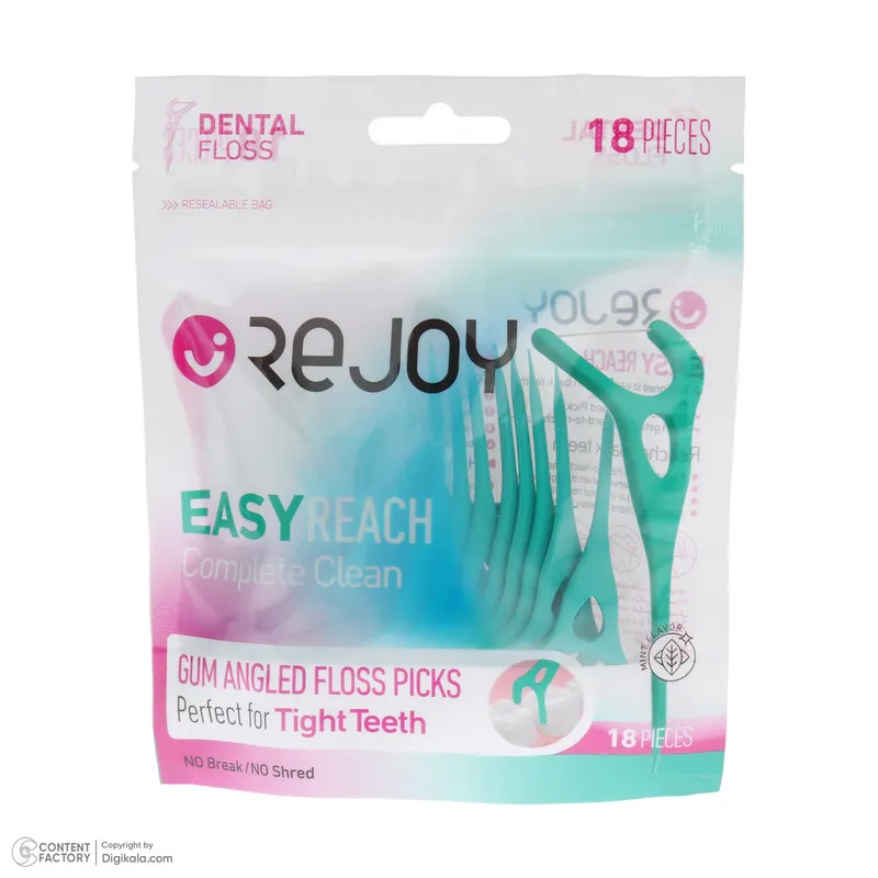 نخ دندان ریجوی مدل EASY REACH بسته 18 عددی - تصویر 6