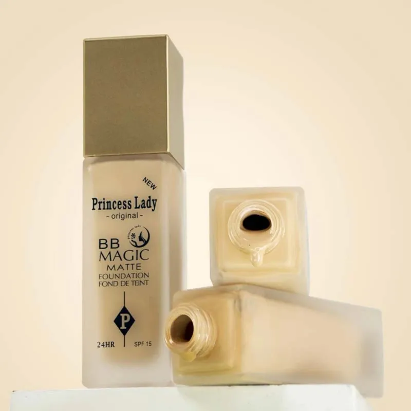 کرم پودر BB مایع spf 15 پرنسس لیدی مدل مجیک شماره 103 مناسب انواع پوست حجم 46 میلیلیتر - تصویر 5