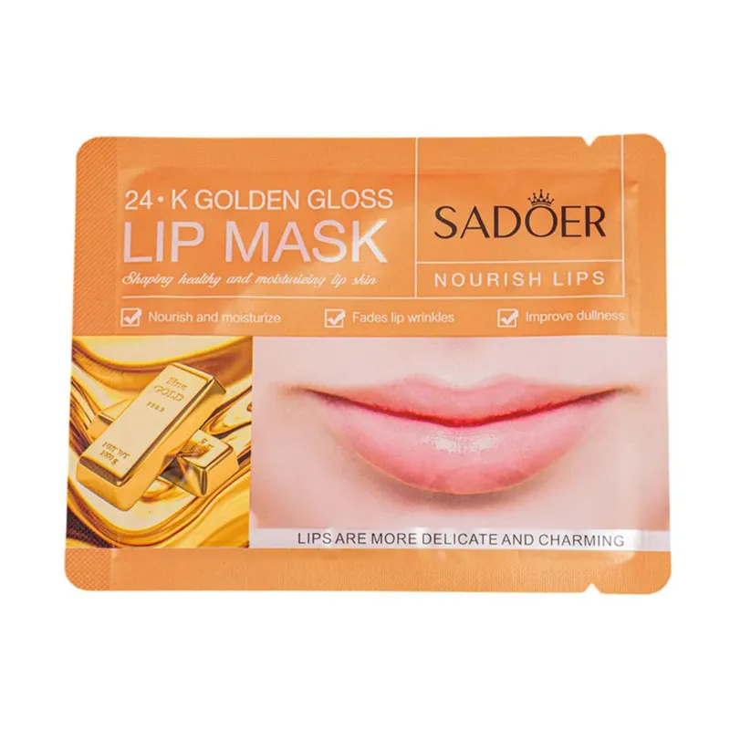 ماسک لب سادور مدل GOLDEN 24K مناسب برای پوست انواع پوست وزن 8 گرم - تصویر 2