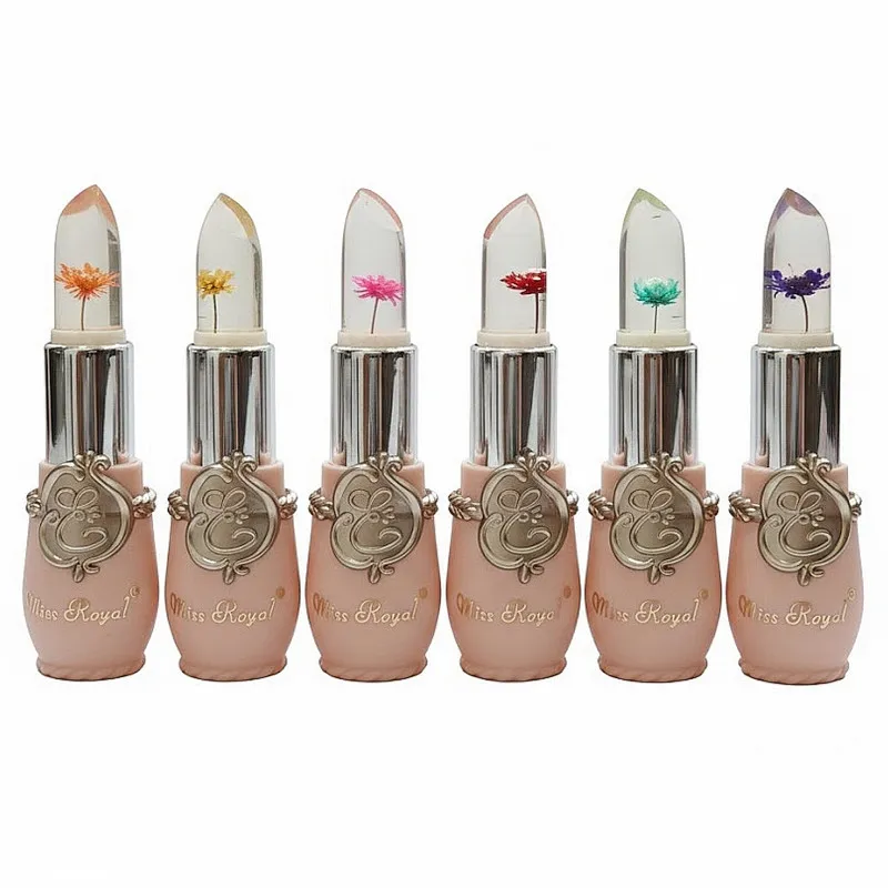 بالم لب حرارتی میس رویال مدل flower بسته 6 عددی