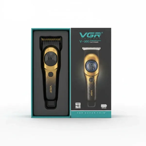 ماشین اصلاح موی سر و صورت شارژی وی جی ار مدل v966 - تصویر 2
