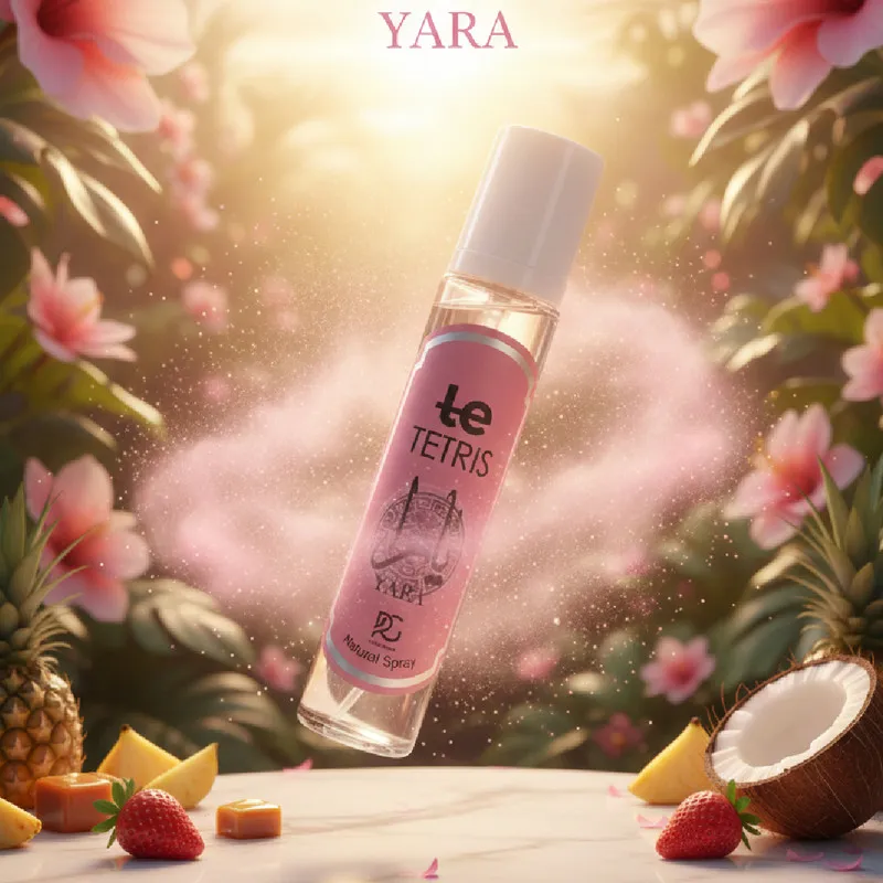 عطر جیبی زنانه تتریس مدل Yara با رایحه شیرین حجم 30 میلی‌لیتر - تصویر 2