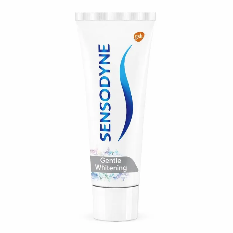 خمیر دندان ضد حساسیت سنسوداین مدل Gentle Whitening بدون طعم وزن 100 گرم