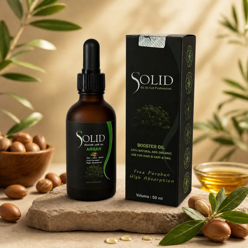 روغن آرگان نرم کننده سالید مدل 01 مناسب برای انواع مو حجم 50 میلی لیتر - تصویر 3