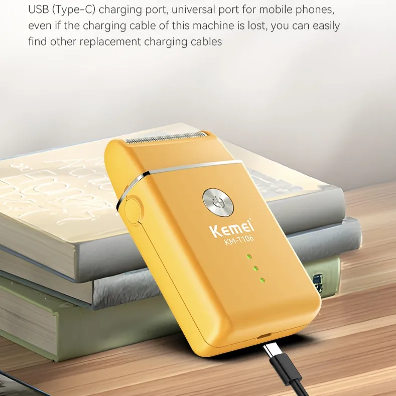 ماشین اصلاح موی صورت شارژی کیمی مدل t106 - تصویر 3