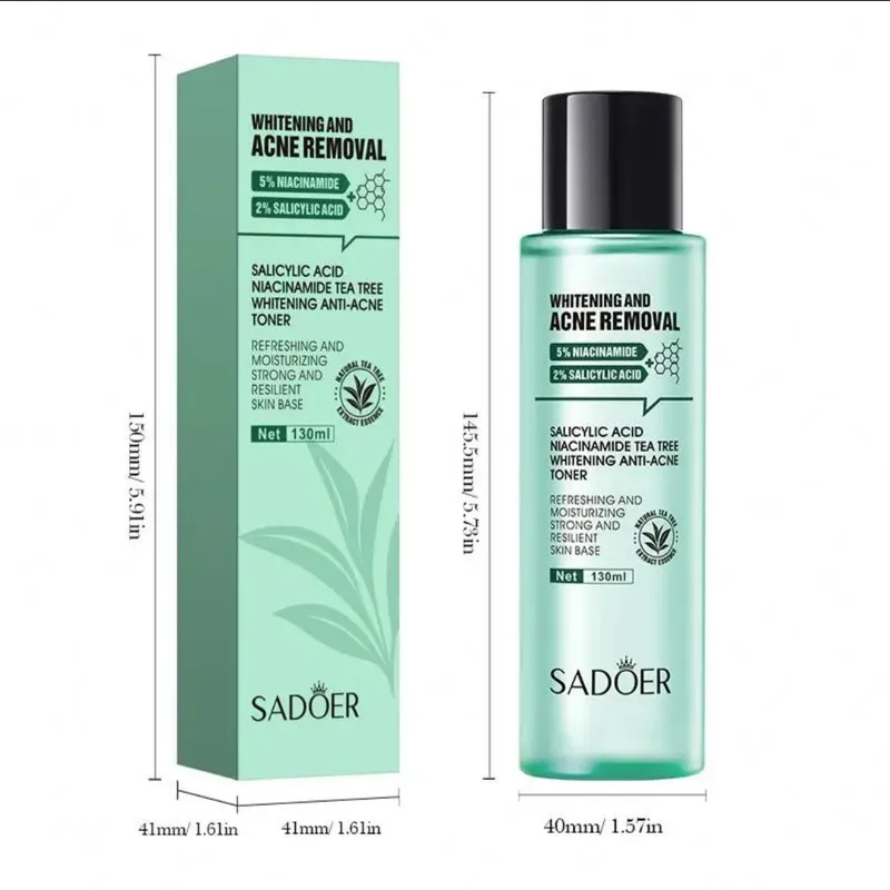تونر پاککننده صورت سادور مدل ANTI-ACNE مناسب برای پوست آکنهای حجم 130 میلیلیتر - تصویر 2