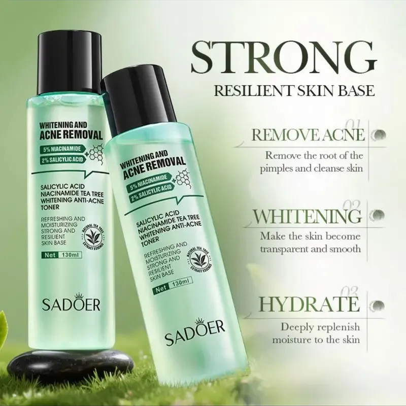 تونر پاککننده صورت سادور مدل ANTI-ACNE مناسب برای پوست آکنهای حجم 130 میلیلیتر - تصویر 5