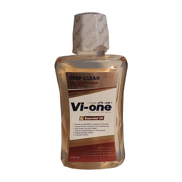دهان شویه وی وان مدل Deep Clean حجم 440 میلی لیتر