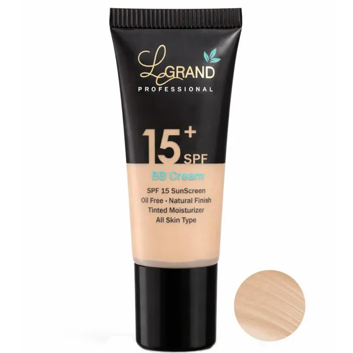 کرم پودر مایع BB لگراند spf 15 مدل professional شماره 905 مناسب برای انواع پوست حجم 20 میلیلیتر