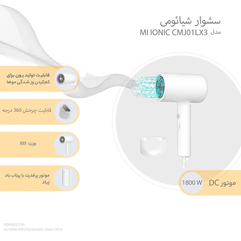 سشوار شیائومی مدل Mi Ionic CMJ01LX3 - تصویر 5