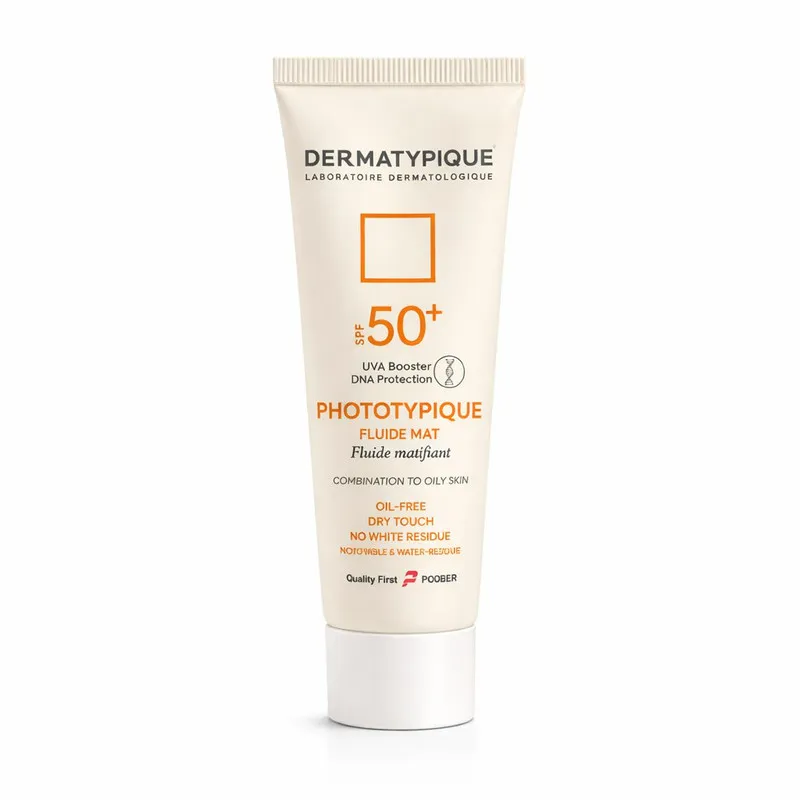 کرم ضدآفتاب بیرنگ دست، صورت درماتیپیک SPF50 مدل فلوءیدمت مناسب برای پوست چرب حجم 50 میلیلیتر