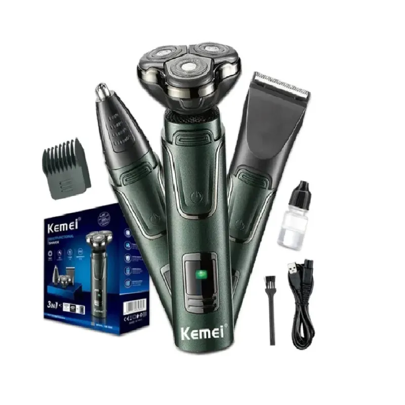 ماشین اصلاح موی صورت و بدن شارژی کیمی مدل km2808 - تصویر 3