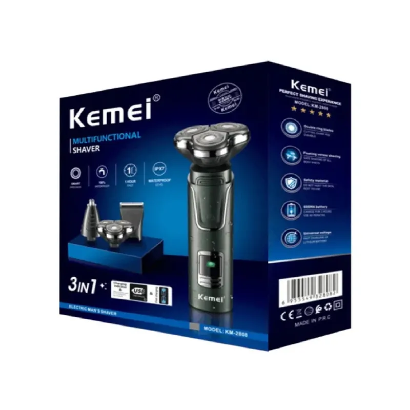 ماشین اصلاح موی صورت و بدن شارژی کیمی مدل km2808 - تصویر 4