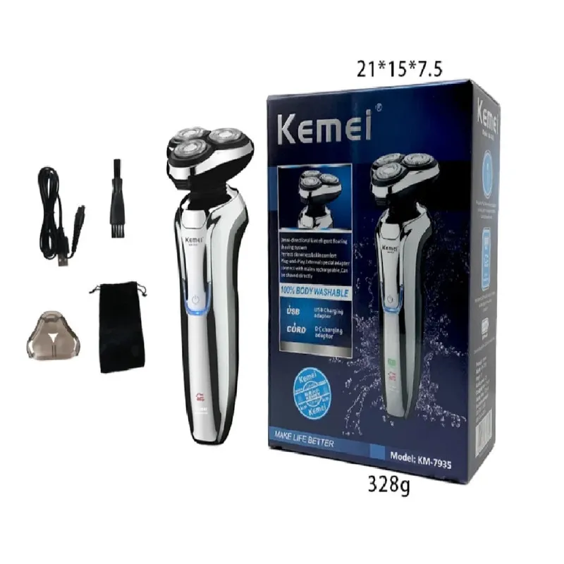 ماشین اصلاح موی صورت شارژی کیمی مدل km 7935 - تصویر 3