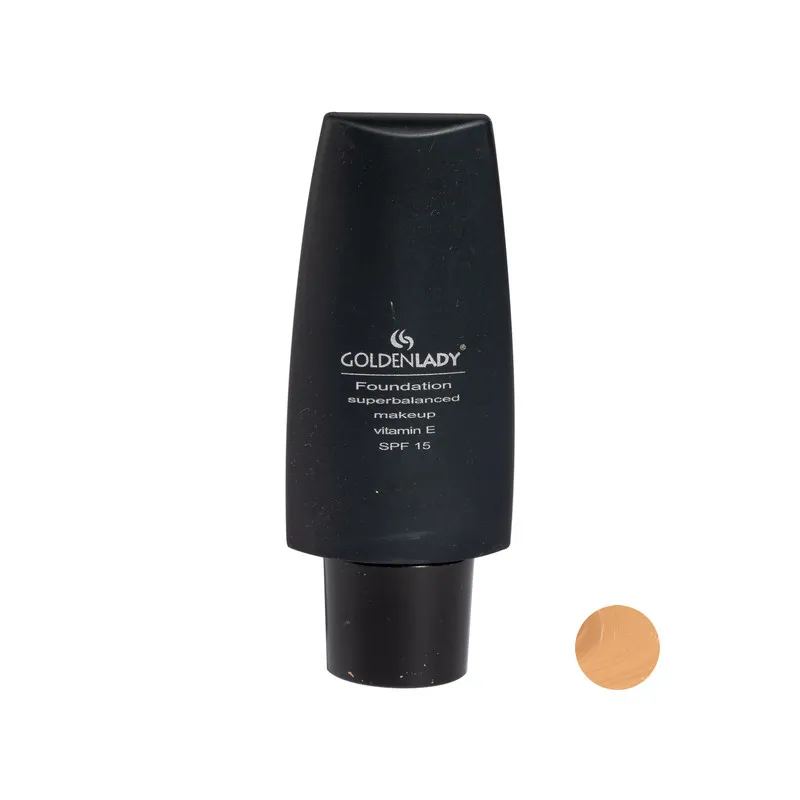 کرم پودر مایع SPF 15 گلدن لیدی مدل Peach شماره 04 مناسب برای انواع پوست حجم 30 میلیلیتر