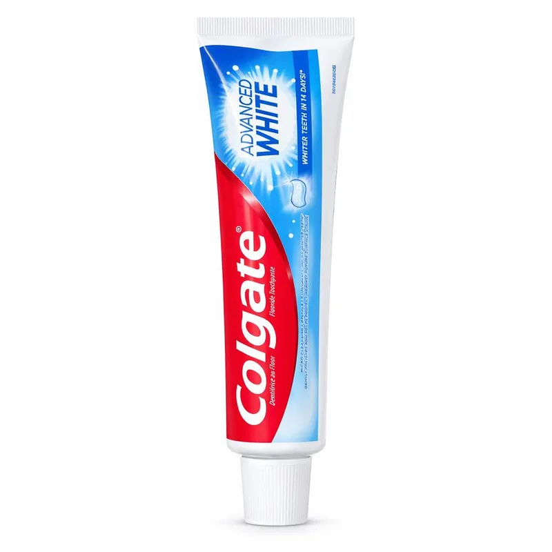 خمیر دندان ضد عفونی کننده دهان کلگیت مدل Advanced White وزن 100 گرم