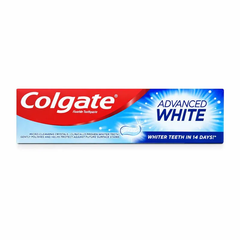 خمیر دندان ضد عفونی کننده دهان کلگیت مدل Advanced White وزن 100 گرم - تصویر 2