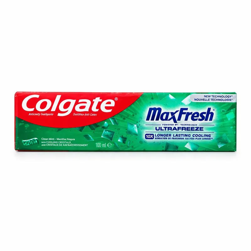 خمیر دندان محافظت از مینای دندان کلگیت مدل MaxFresh UltraFreeze وزن 100 گرم - تصویر 2