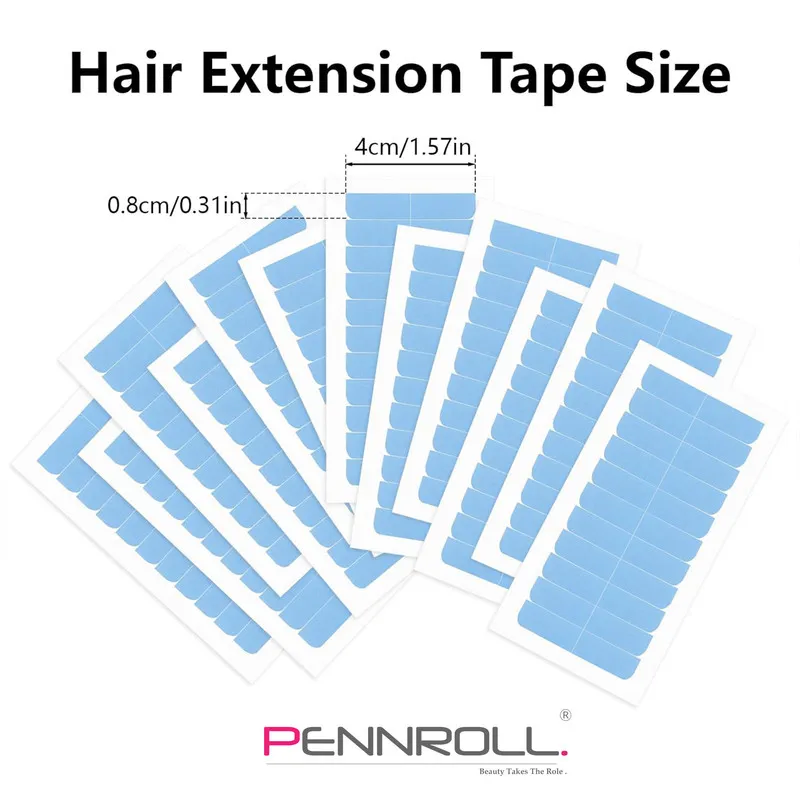 چسب کراتین اکستنشن مو پنرول مدل PRH - Exten Hold 360 بسته 36 عددی - تصویر 6