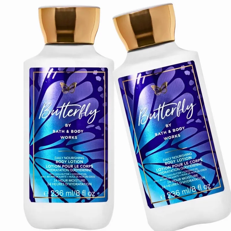 لوسیون بدن بس اند بادی ورکز مدل Butterfly مناسب برای انواع پوست حجم 236 میلی لیتر - تصویر 2