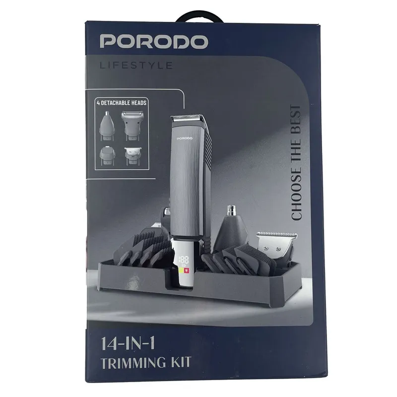 ست ماشین اصلاح موی صورت و بدن شارژی پرودو مدل PDLFST112SL - تصویر 3