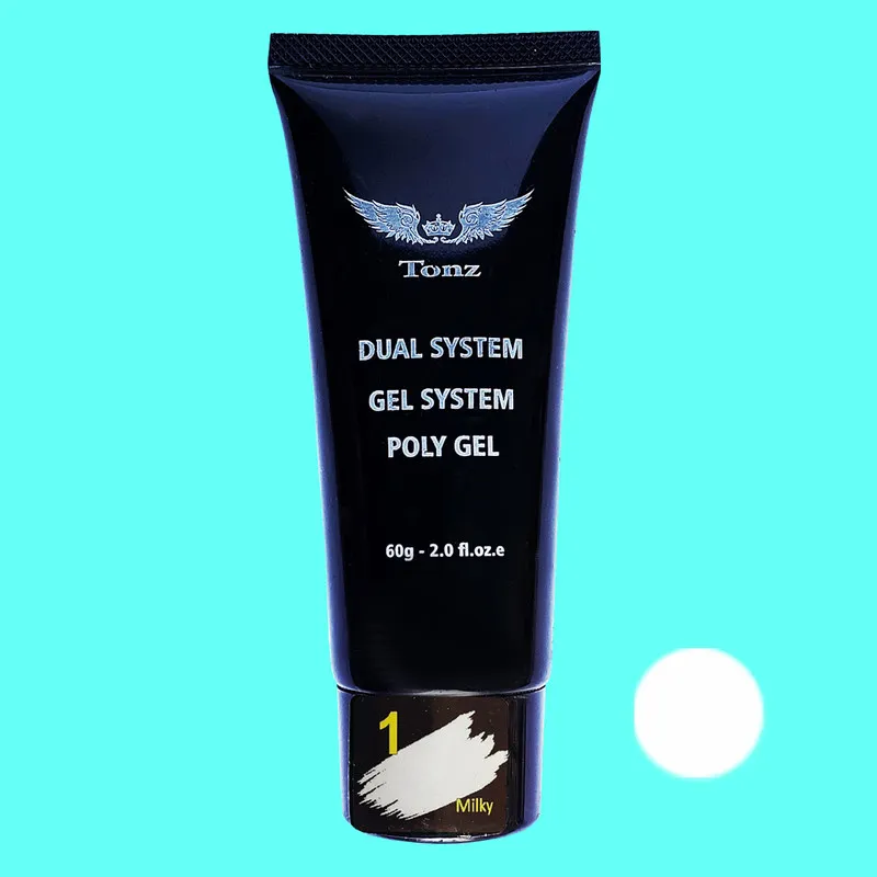 پلی ژل کاشت ناخن تونز مدل Poly شماره 01 حجم 60 میلی لیتر - تصویر 2