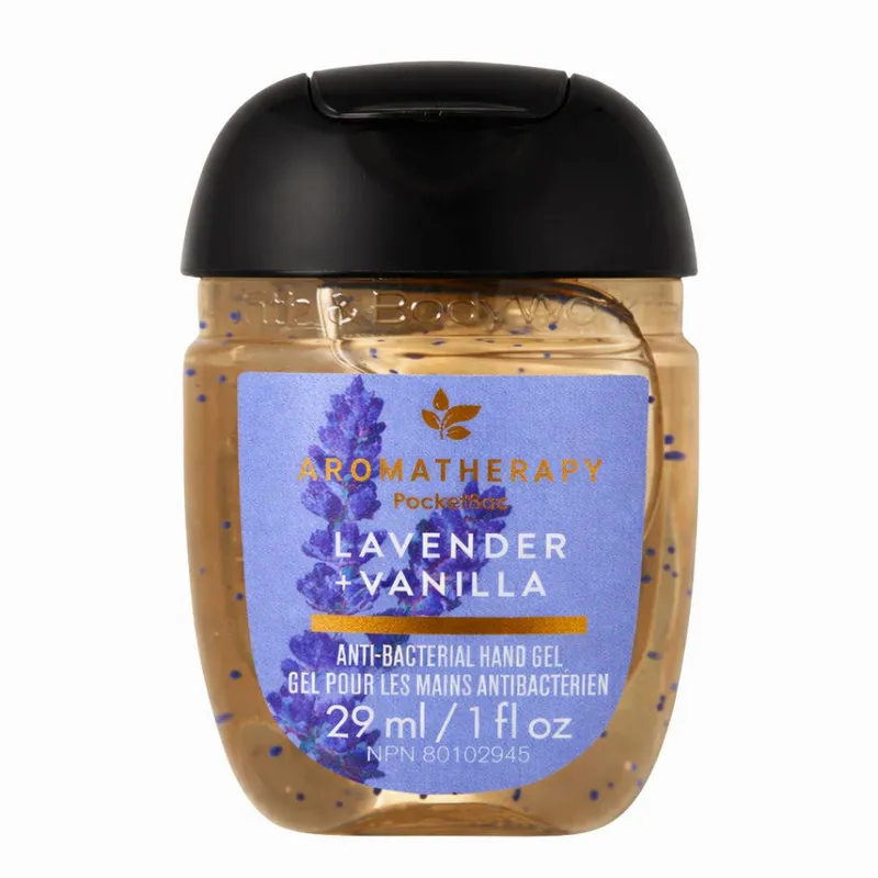 ژل ضدعفونی‌کننده دست بس اند بادی ورکز مدل Lavender +Vanilla حجم 29 میلی لیتر