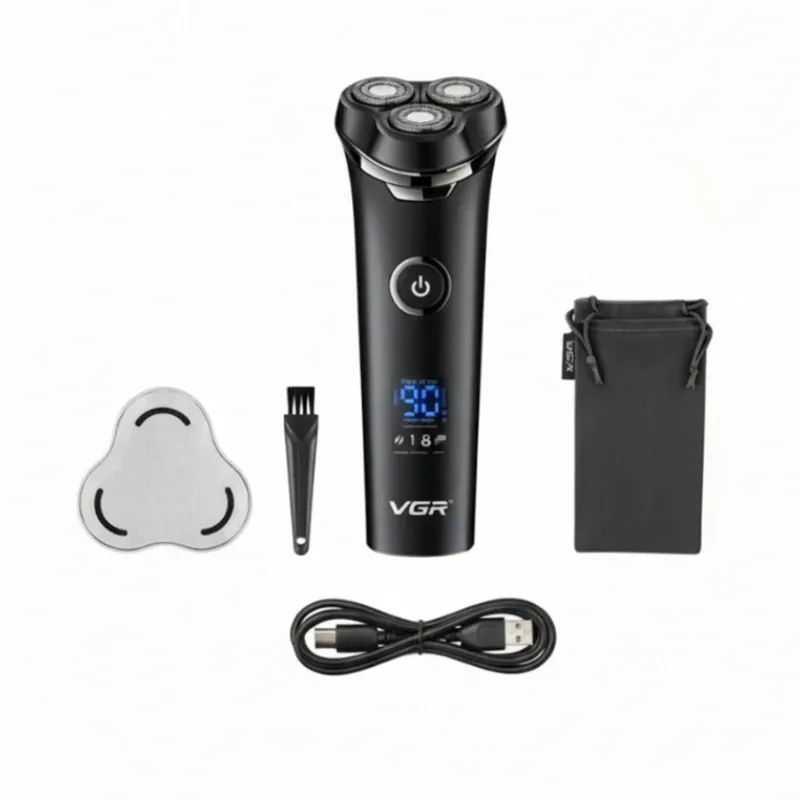 ماشین اصلاح موی صورت شارژی وی جی ار مدل V-329 - تصویر 4