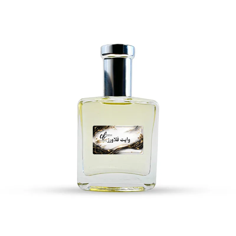 عطر جیبی فخار مدل وایت فلاورز با رایحه گلی و معتدل حجم 30 میلیلیتر