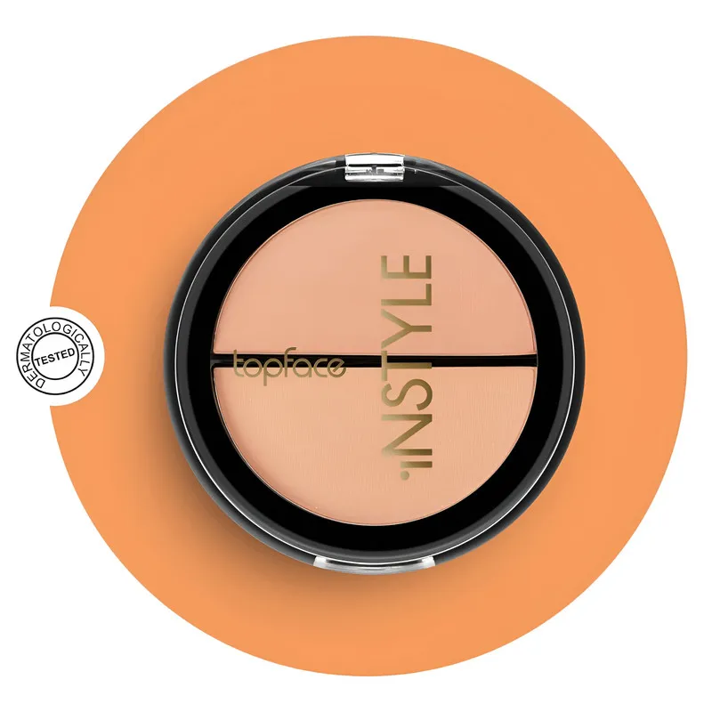 پالت رژگونه تاپ فیس مدل Instyle Twin شماره 003 - تصویر 3