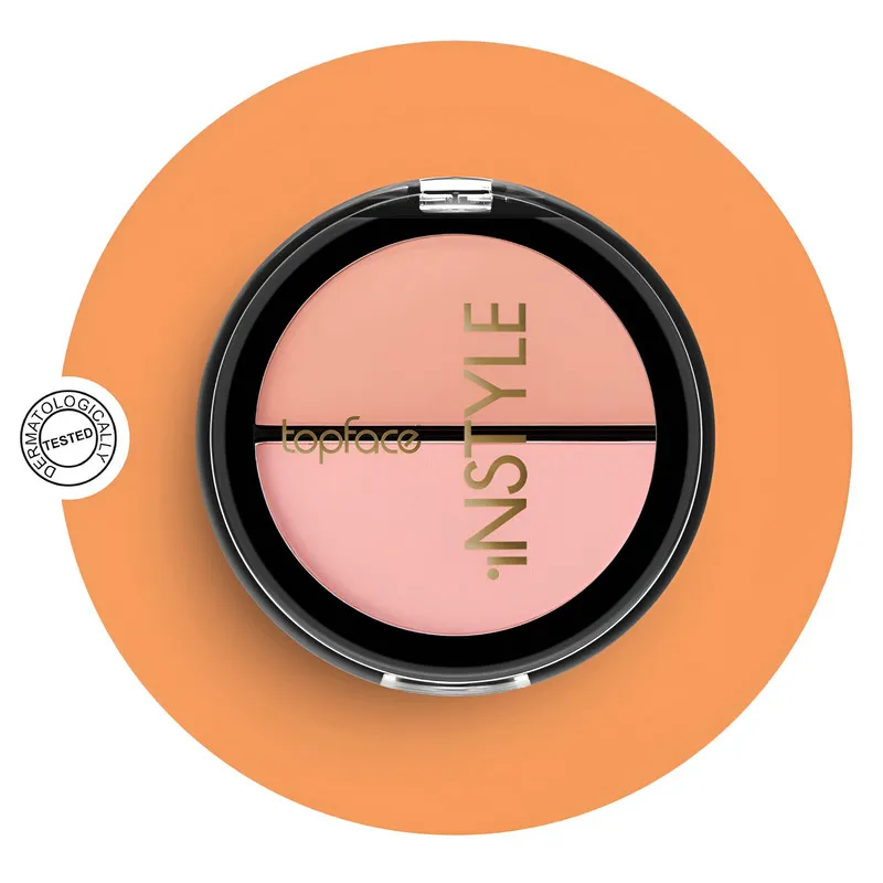 پالت رژگونه مات تاپ فیس مدل Instyle Twin شماره 006 - تصویر 4