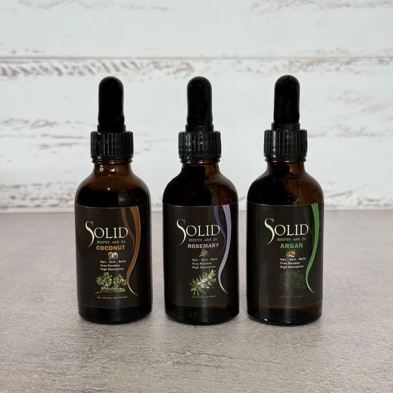 روغن نرمکننده سالید مدل آرگان, رزماری و نارگیل مناسب برای انواع مو حجم 150 میلیلیتر مجموعه 3 عددی - تصویر 3